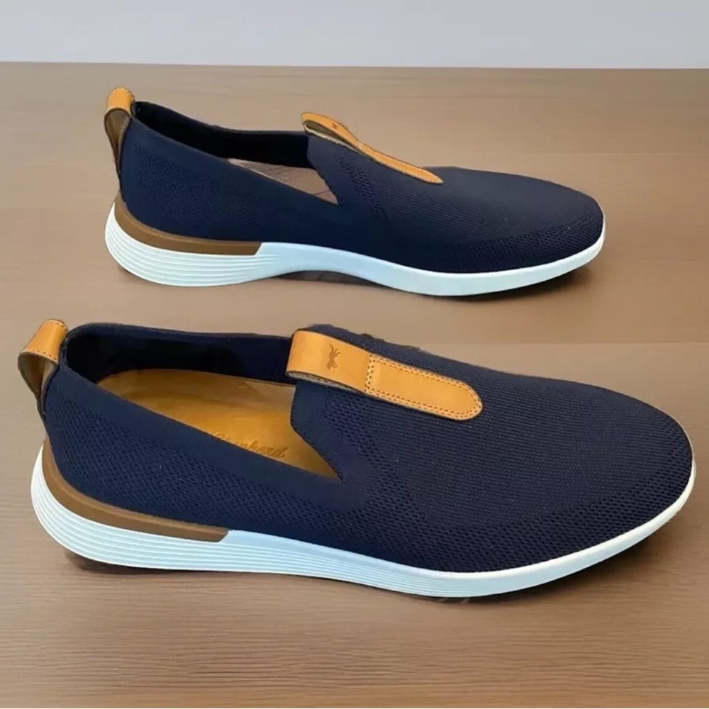 Wolf & Shepherd Mens SwiftKnit Navy Blue & White Shoe size 13